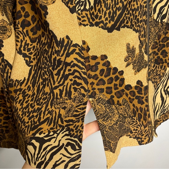 Vintage Animal Print Blazer Jacket - Picture 9 of 11